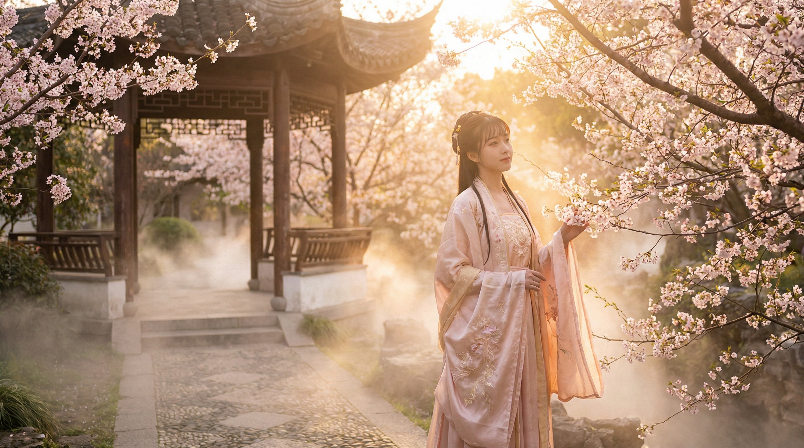 淫妻日记视频：古风汉服美少女写真